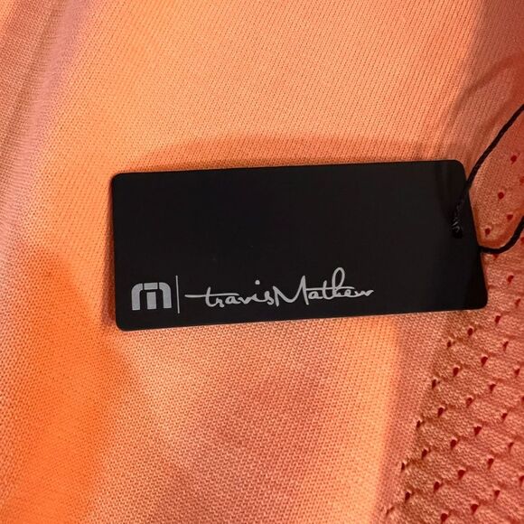 Travis Mathew Heather Flamingo V-Neck Golf Sweater Men’s L Soft Knit NWT - Picture 5 of 6